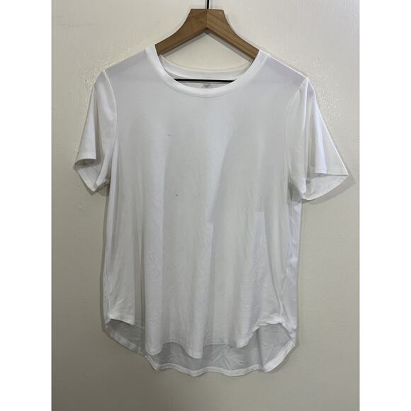 Beyond Yoga Featherweight On The Down Low Tee L Workout Ballet Athletic Gym Y2K - Picture 4 of 12